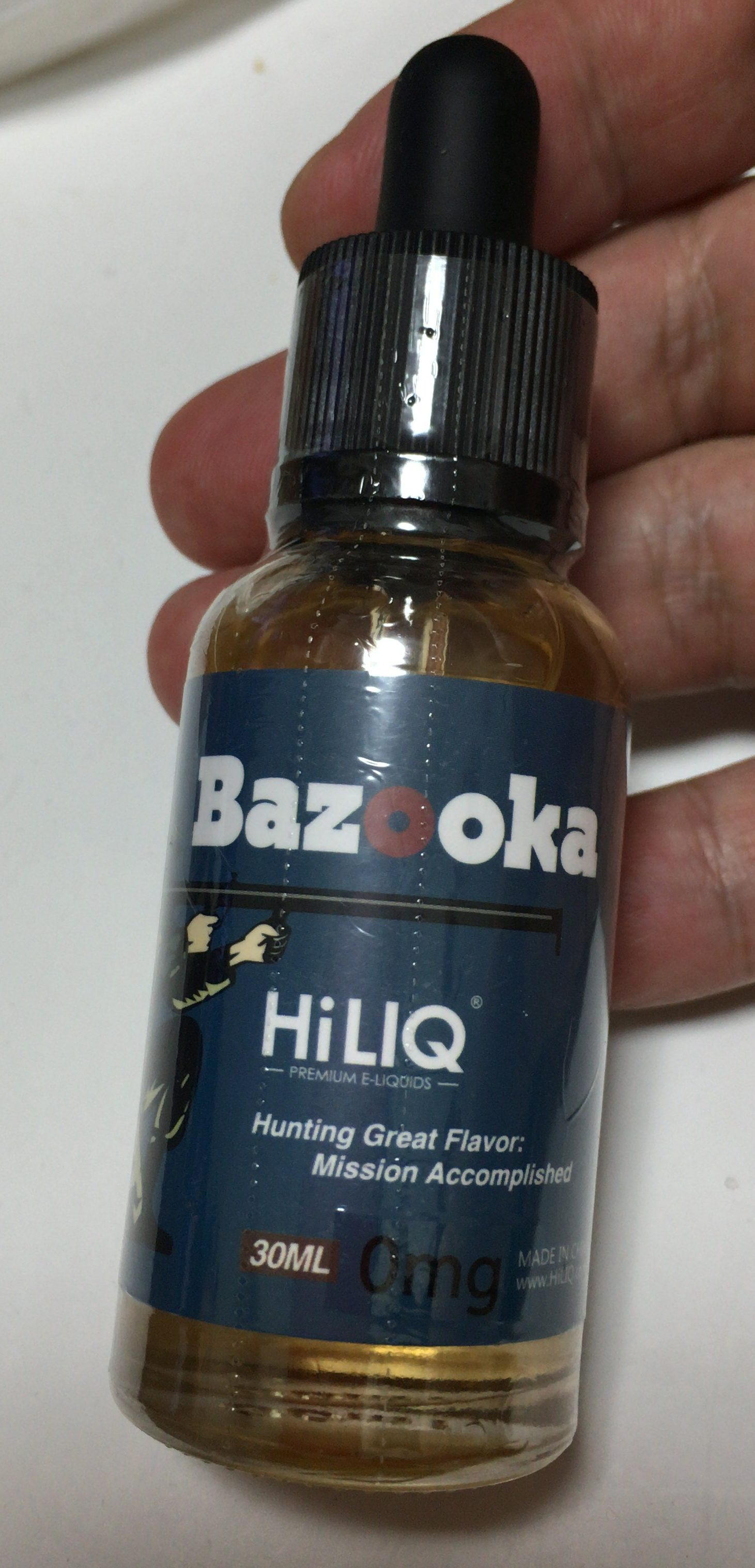 HiLIQプレミアム Bazooka – ピーチフレーバーのタバコ系リキッド