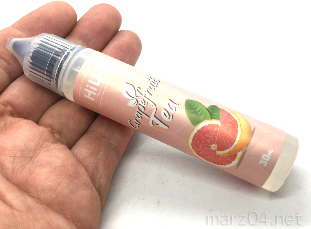HiLIQ Grapefruit Tea リキッドレビュー｜バランスの良いフレーバーティ風味