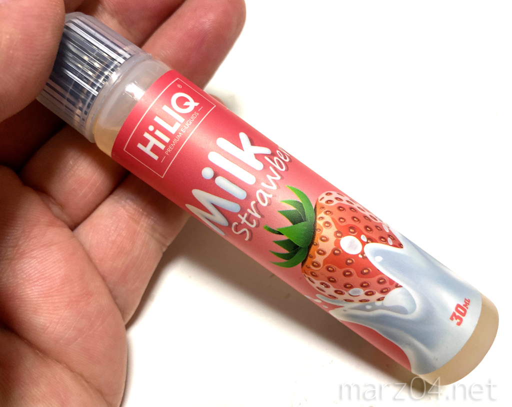 HiLIQ Milk Strawberry リキッドレビュー｜”あの”いちごミルク飴の味
