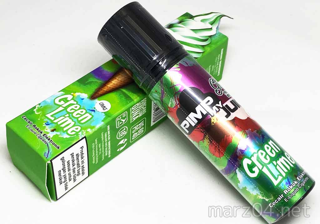 Pimp my Juice – Green lime リキッドレビュー｜ほんのり酸味を感じるひんやりライム