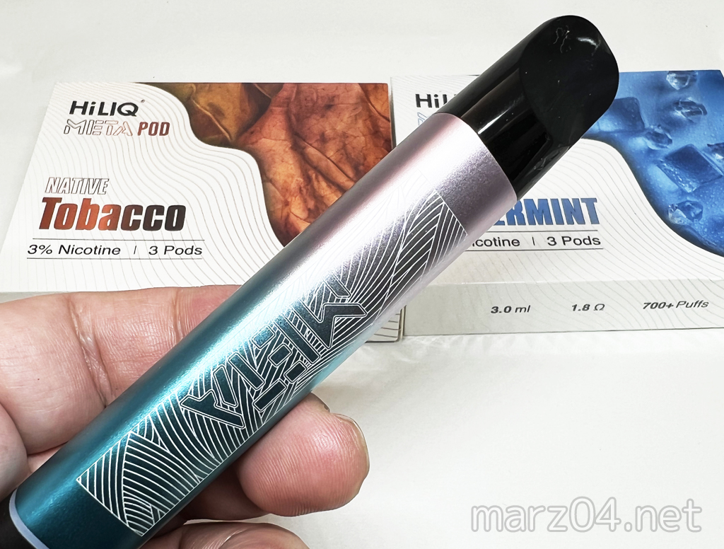 HiLIQ – Meta Pod Native Tobacco / Wild WATERMINT レビュー｜すぐ吸えるリキッド充填済みのPodが、アレ入りで本家販売