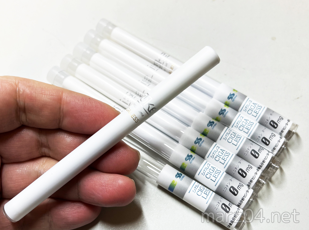 iSmoke CIGALESS レビュー｜タバコ感覚で吸える、タール/ニコチンフリーの使い捨てVAPE